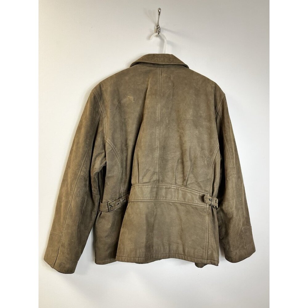 VTG/RETRO Brown Leather Jacket XL St. John’s Bay 🤩 - Picture 3 of 3